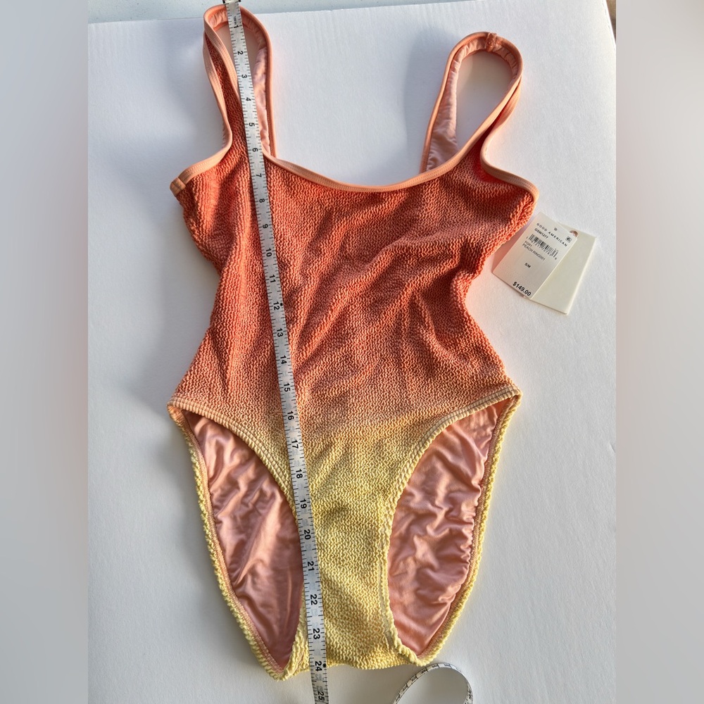 Good American Always Fits Ombre Swimsuit, Peach Ring, Nee With Tags - Picture 6 of 11